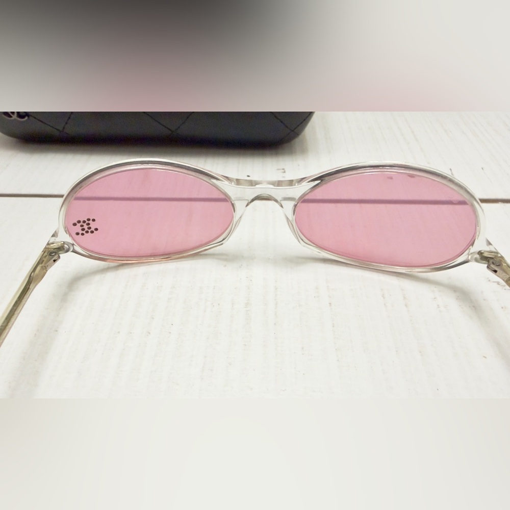 Chanel Pink Mirrored Sunglasses - Picture 6 of 10